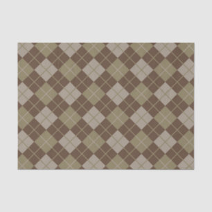 Argyle Pattern Tissue Paper