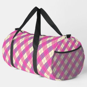 Argyle Plaid Duffle Bag