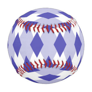 Argyle Plaid Pattern_4A46B0 Baseball