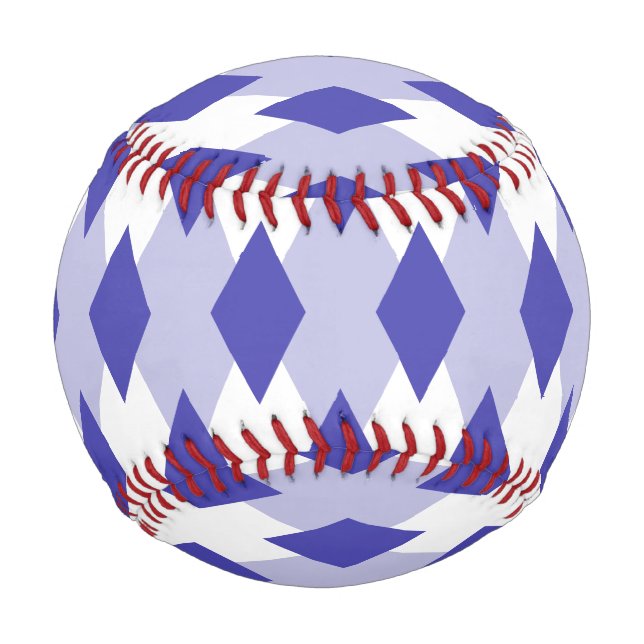 Argyle Plaid Pattern_4A46B0 Baseball (Back)