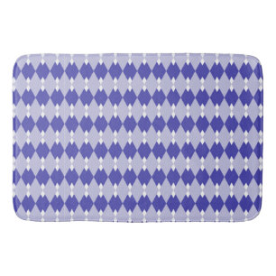 Argyle Plaid Pattern_4A46B0 Bath Mat