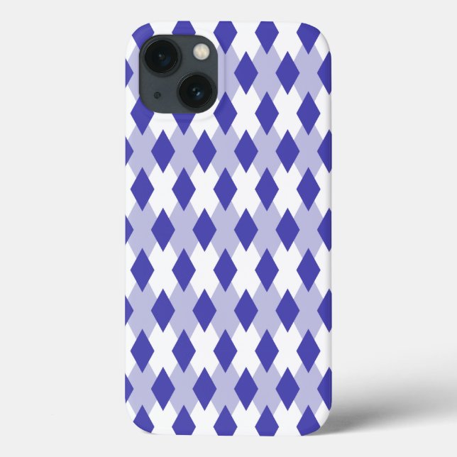Argyle Plaid Pattern_4A46B0 Case-Mate iPhone Case (Back)