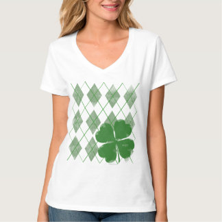 Argyle Shamrock Women's T-Shirt
