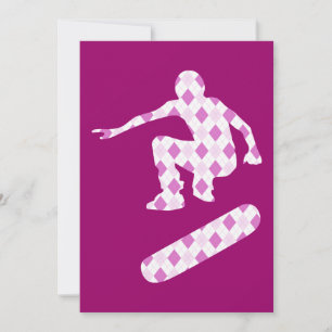 argyle skateboard invitation