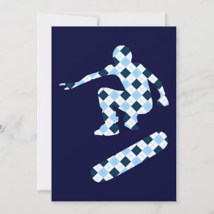 argyle skateboard invitation