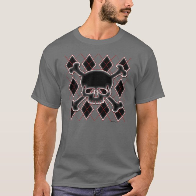 Argyle Skull T-Shirt (Front)