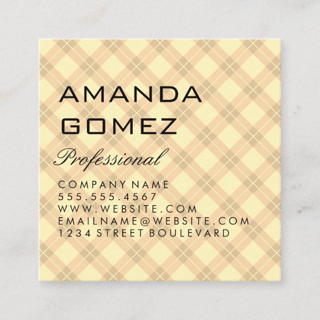 Argyle Square Business Card (Front)