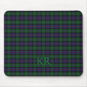 Argyll District Tartan with monogram / initials Mouse Mat