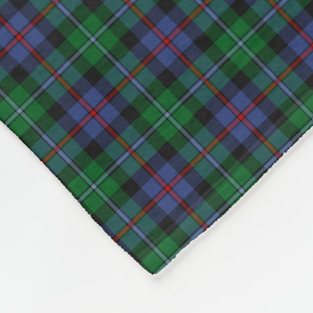 Argyll Scotland District Tartan Fleece Blanket (Corner)