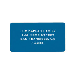 Ari Yonatan Blue Envelope Seal Label