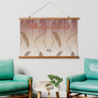 Aria Grace Desert Feather Minimal Folk Pattern
