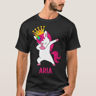 ARIA Personalised Dabbing Unicorn Queen T-Shirt