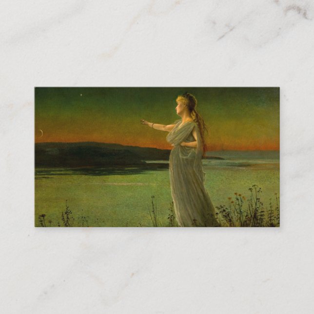 Ariadne at Naxos John Atkinson Grimshaw  Enclosure Card (Front)