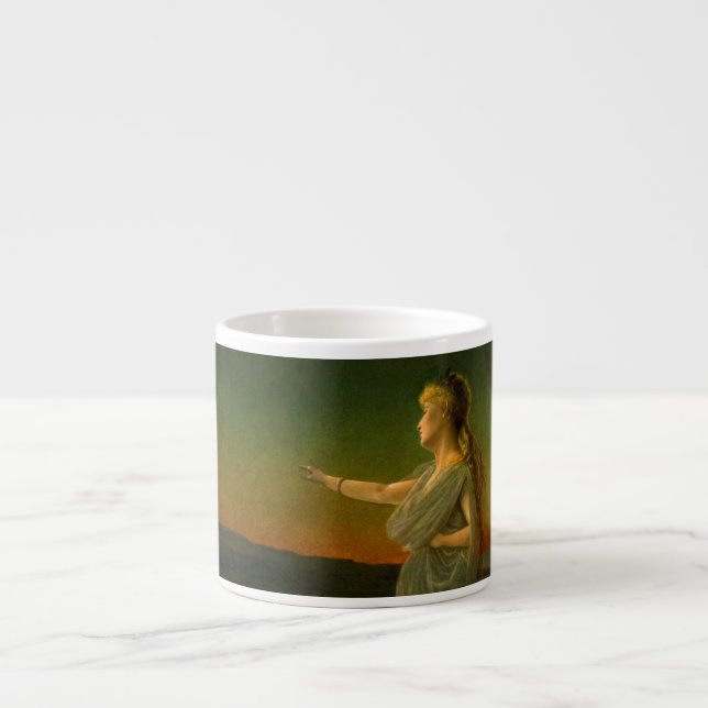 Ariadne at Naxos John Atkinson Grimshaw  Espresso Cup (Front)
