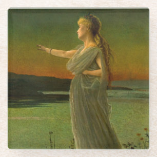 Ariadne at Naxos John Atkinson Grimshaw Glass Coaster