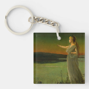 Ariadne at Naxos John Atkinson Grimshaw  Key Ring