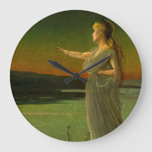 Ariadne at Naxos John Atkinson Grimshaw  Large Clock