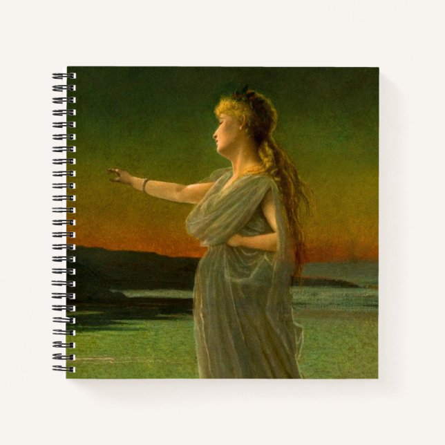 Ariadne at Naxos John Atkinson Grimshaw  Notebook (Front)