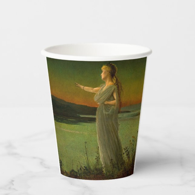 Ariadne at Naxos John Atkinson Grimshaw  Paper Cups (Front)
