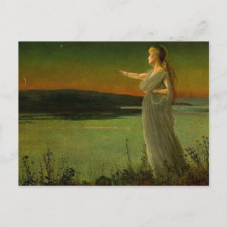 Ariadne at Naxos John Atkinson Grimshaw  Postcard