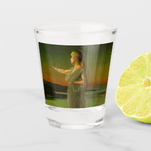 Ariadne at Naxos John Atkinson Grimshaw  Shot Glass
