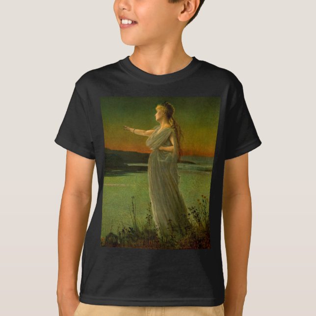 Ariadne at Naxos John Atkinson Grimshaw  T-Shirt (Front)