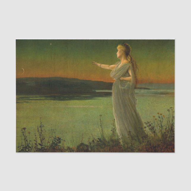 Ariadne at Naxos John Atkinson Grimshaw  Tissue Paper (Front)