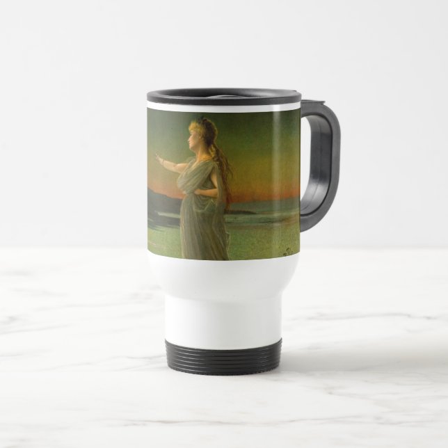 Ariadne at Naxos John Atkinson Grimshaw  Travel Mug (Front Right)
