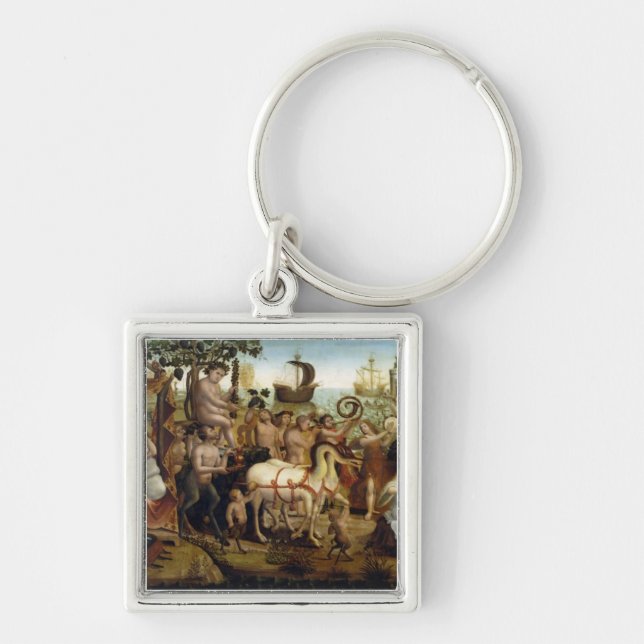 Ariadne in Naxos, from the Story of Theseus (oil o Key Ring (Front)