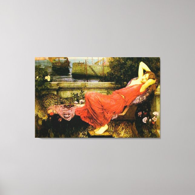 Ariadne ~ John William Waterhouse Canvas Print (Front)