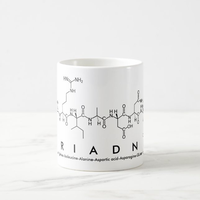 Ariadne peptide name mug (Center)