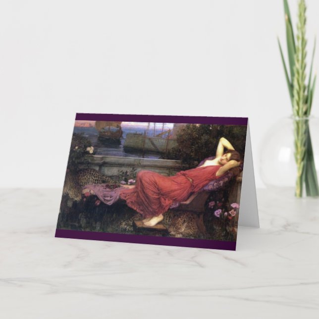 Ariadne Reclining on a Couch Card (Front)