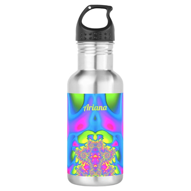 ARIANA ~ Pretty Pastel Colours  532 Ml Water Bottle (Front)