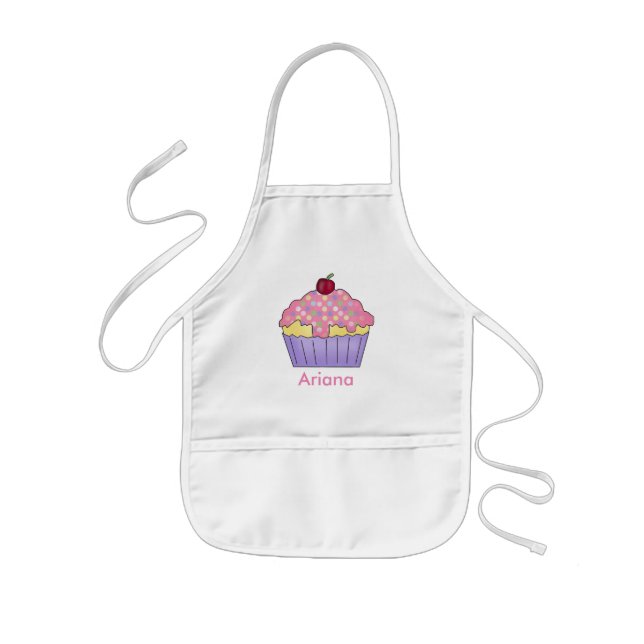 Ariana's Personalised Cupcake Apron (Front)