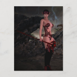 Arianna Elven Mage Postcard