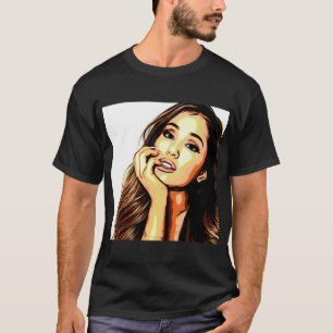 Arianna Grande Photo Face Design T-Shirt