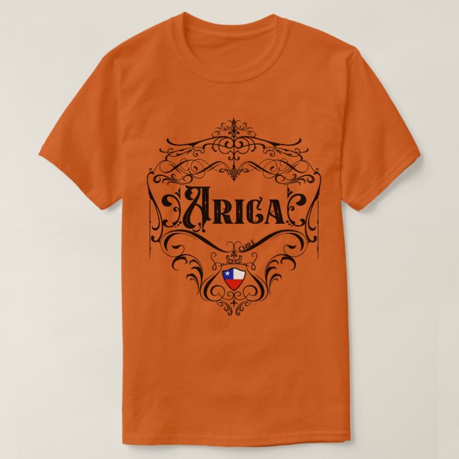 Arica Vintage design T-Shirt (Design Front)