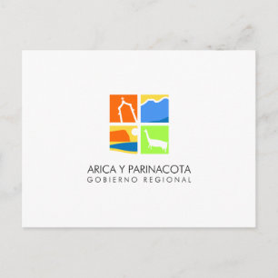 Arica Y Parinacota, Chile, Chile flag Postcard