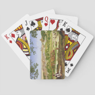 Ariccia, Italy, 1860 (oil on panel) Playing Cards