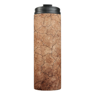 Arid cracked erosion cracks desert thermal tumbler