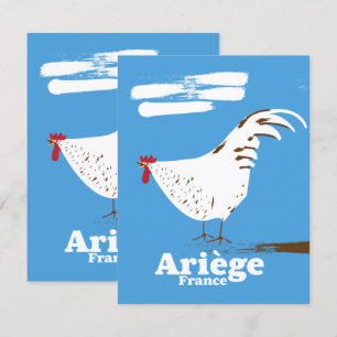 Ariège France travel poster.