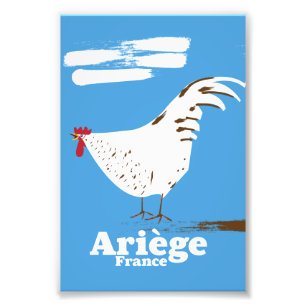 Ariège France travel poster. Photo Print