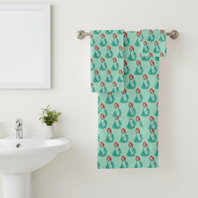 Ariel Bath Towel Set (Creator Uploaded)