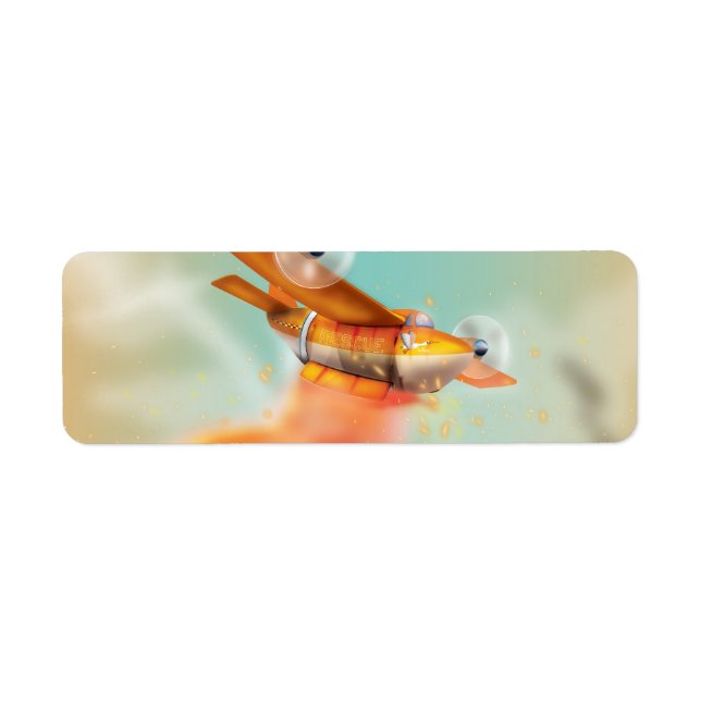 Ariel Firefighting fire plane (Front)