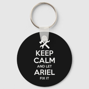 Ariel Fix Quote Funny Birthday Personalized Name G Key Ring