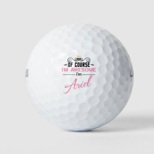 Ariel Of Course I'm Awesome Golf Balls