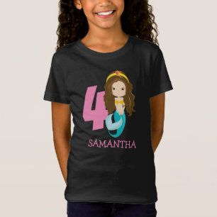 Ariel – Our Little Mermaid 4th birthday  T-Shirt