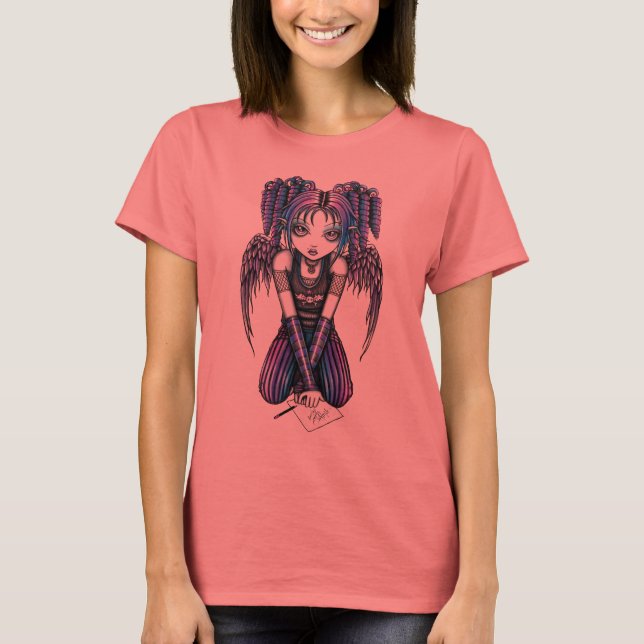 Ariel Pink Emo Angel Ringer Top (Front)
