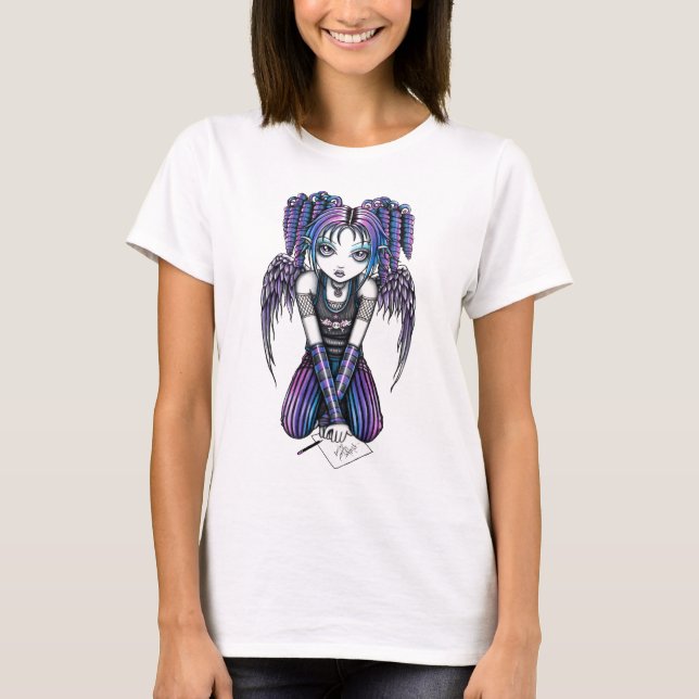 Ariel Pink Emo Angel Ringer Top (Front)
