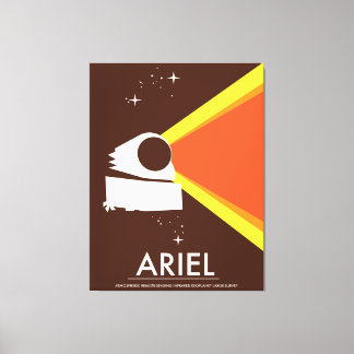 ARIEL Space Art Canvas Print